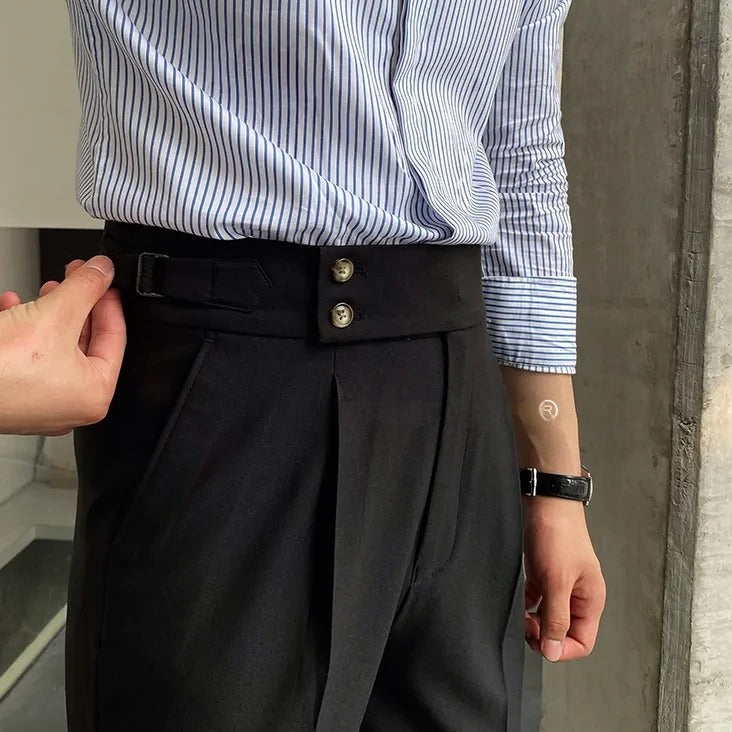 Signature Buttoned Gurkha Pants By Ellegance