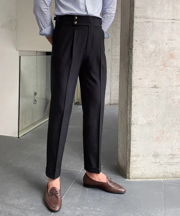 Signature Buttoned Gurkha Pants By Ellegance