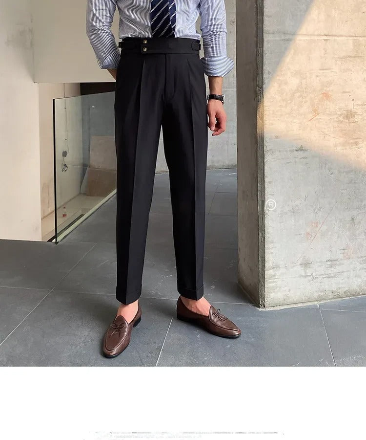 Signature Buttoned Gurkha Pants By Ellegance