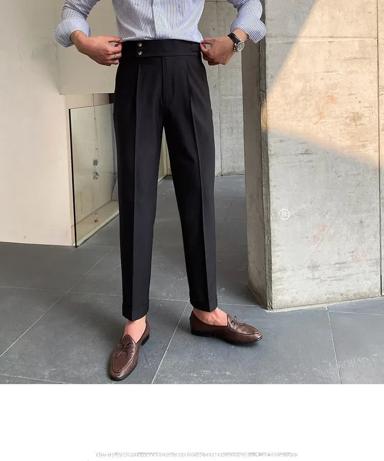 Signature Buttoned Gurkha Pants By Ellegance