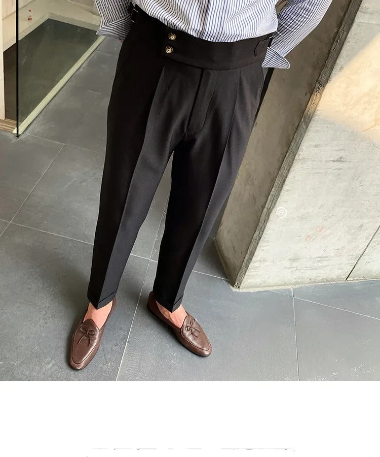 Signature Buttoned Gurkha Pants By Ellegance
