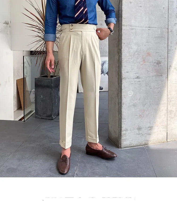 Signature Buttoned Gurkha Pants By Ellegance