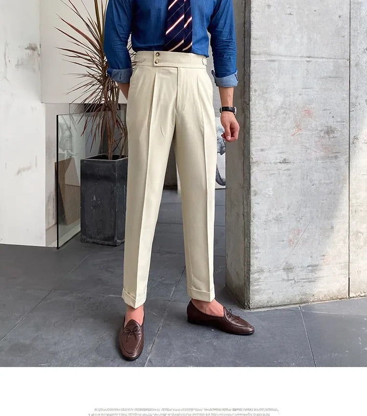 Signature Buttoned Gurkha Pants By Ellegance