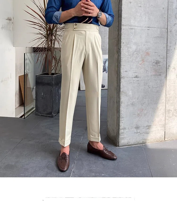 Signature Buttoned Gurkha Pants By Ellegance
