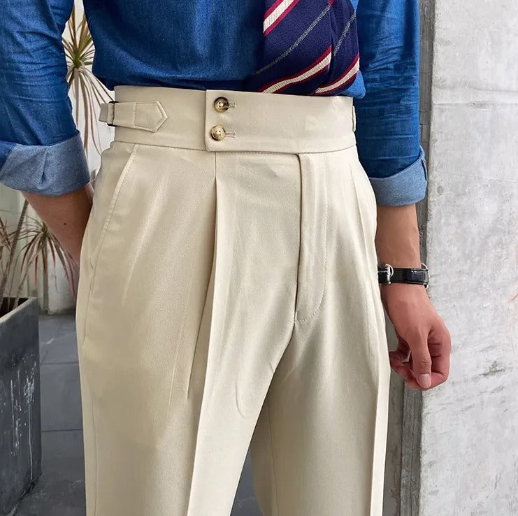 Signature Buttoned Gurkha Pants By Ellegance