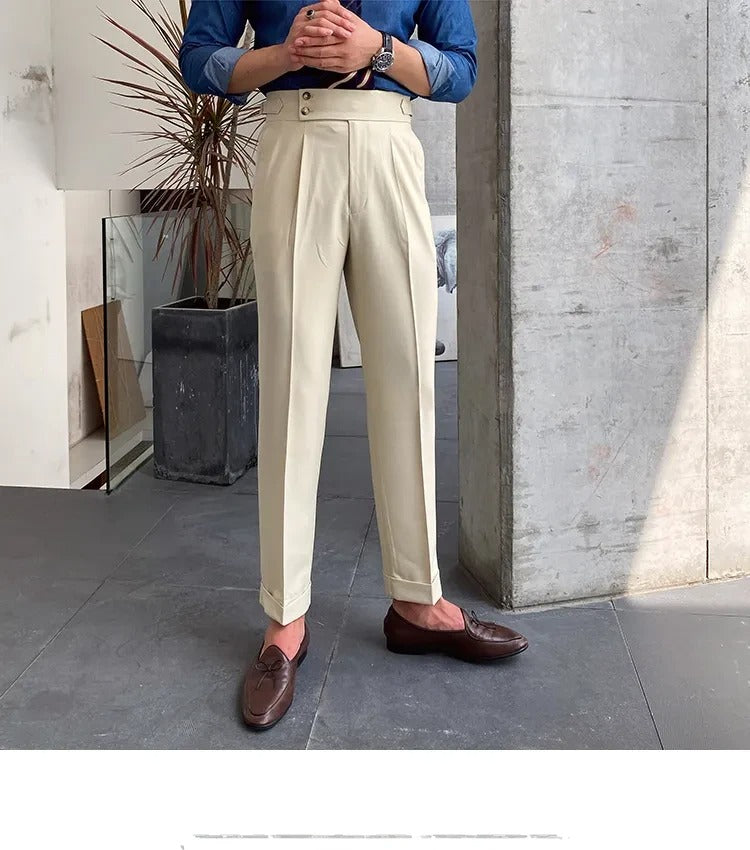 Signature Buttoned Gurkha Pants By Ellegance