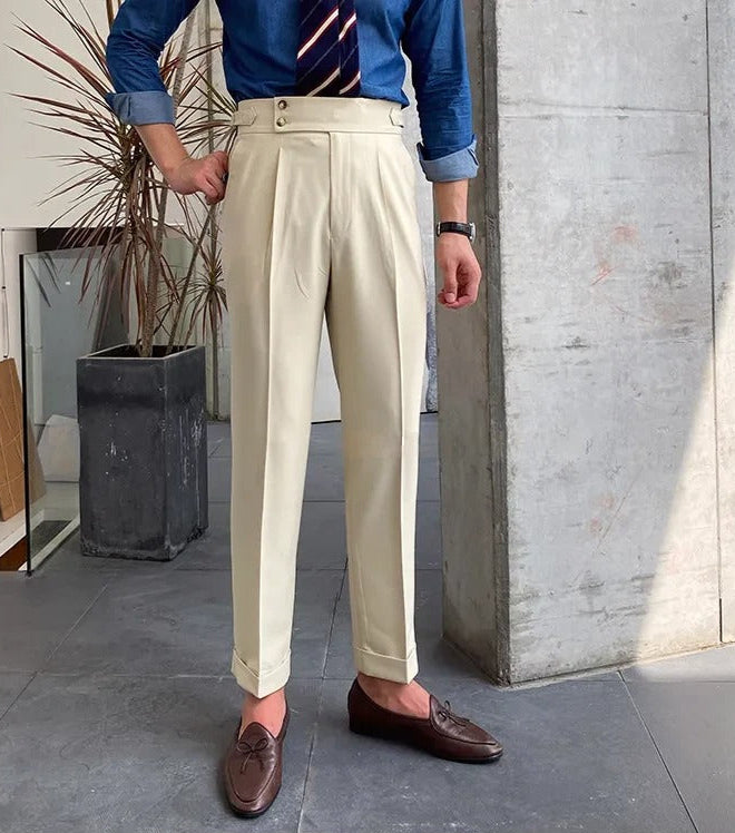 Signature Buttoned Gurkha Pants By Ellegance
