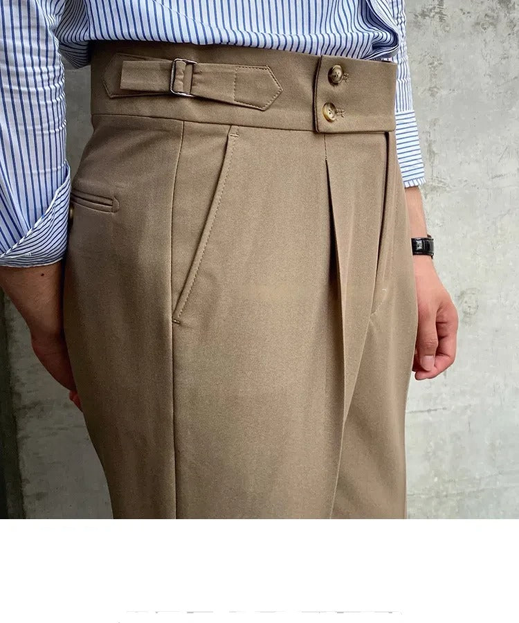 Camel Signature Buttoned Gurkha Pants