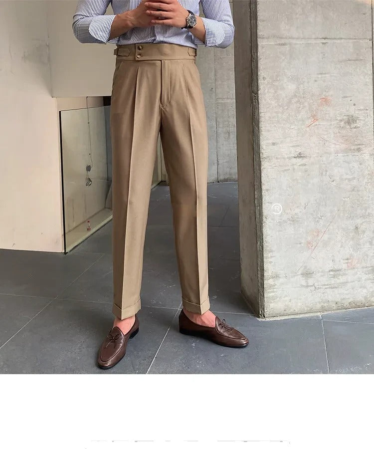 Camel Signature Buttoned Gurkha Pants
