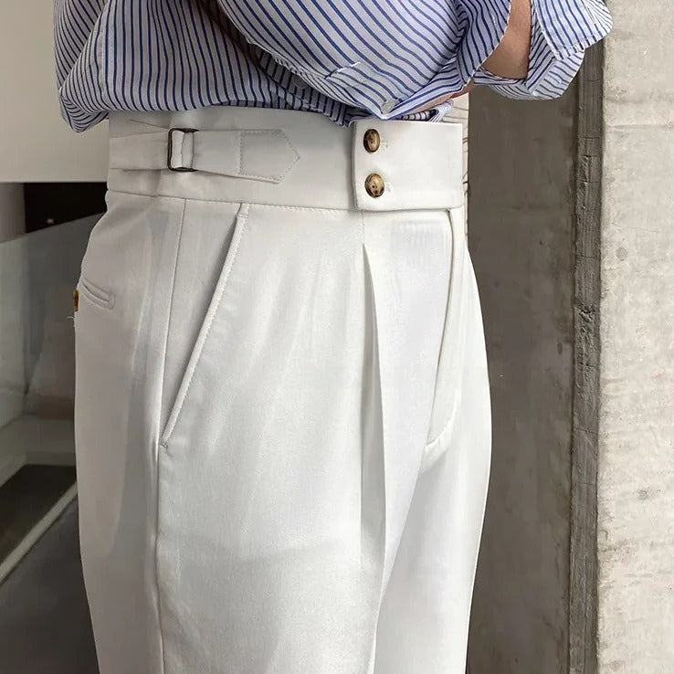 Signature Buttoned Gurkha Pants By Ellegance