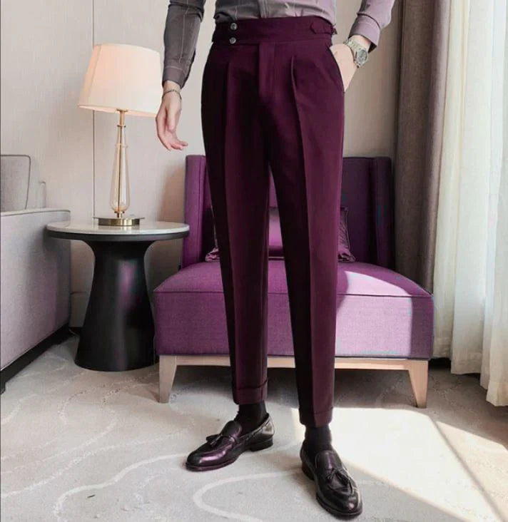 Signature Buttoned Gurkha Pants By Ellegance