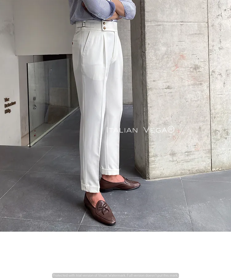 Signature Buttoned Gurkha Pants By Ellegance