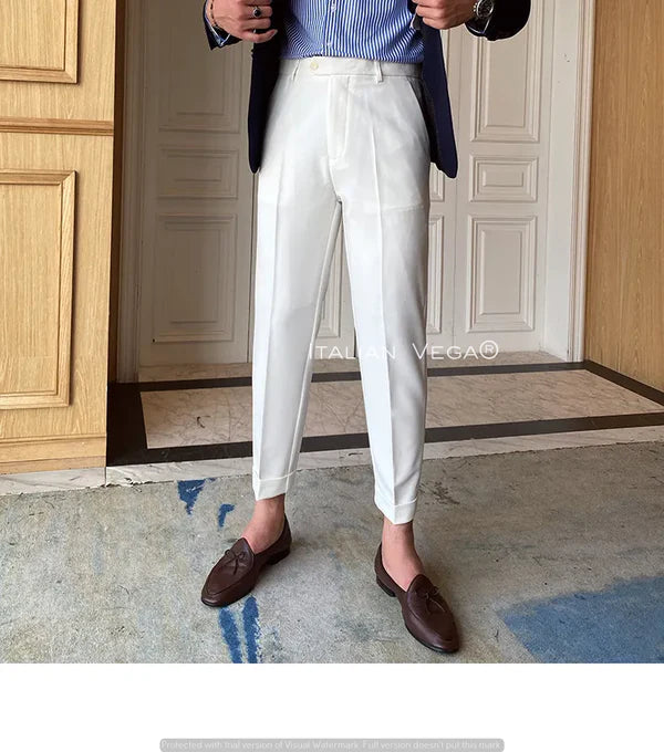 Flexi Casual High Stretch Trousers by ELLEGANCE