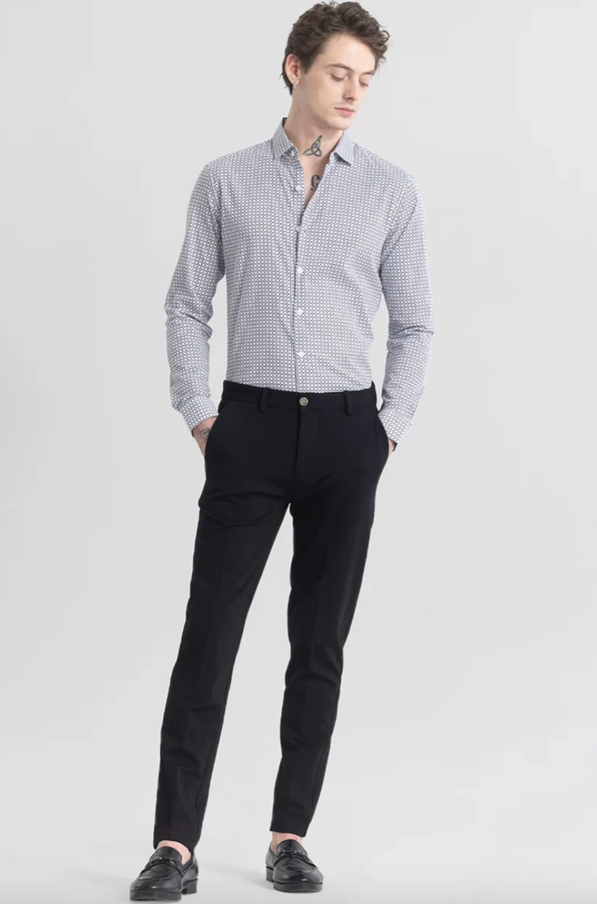 Flexi Casual High Stretch Trousers by ELLEGANCE