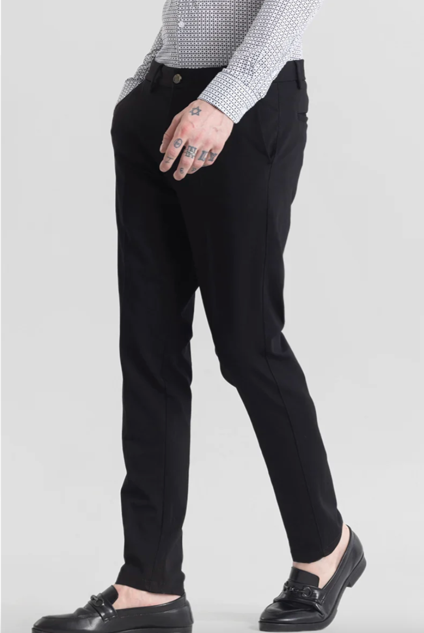 Flexi Casual High Stretch Trousers by ELLEGANCE