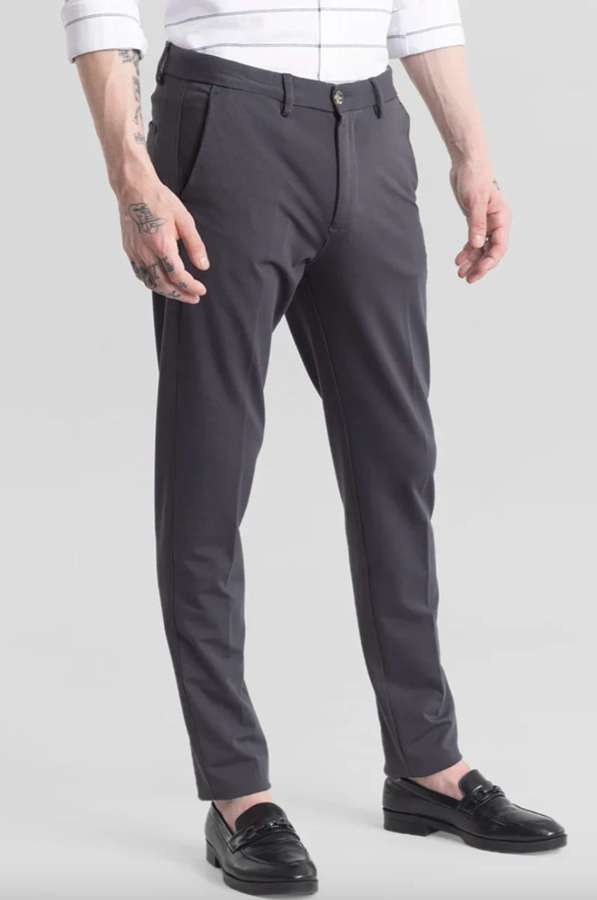 Flexi Casual High Stretch Trousers by ELLEGANCE