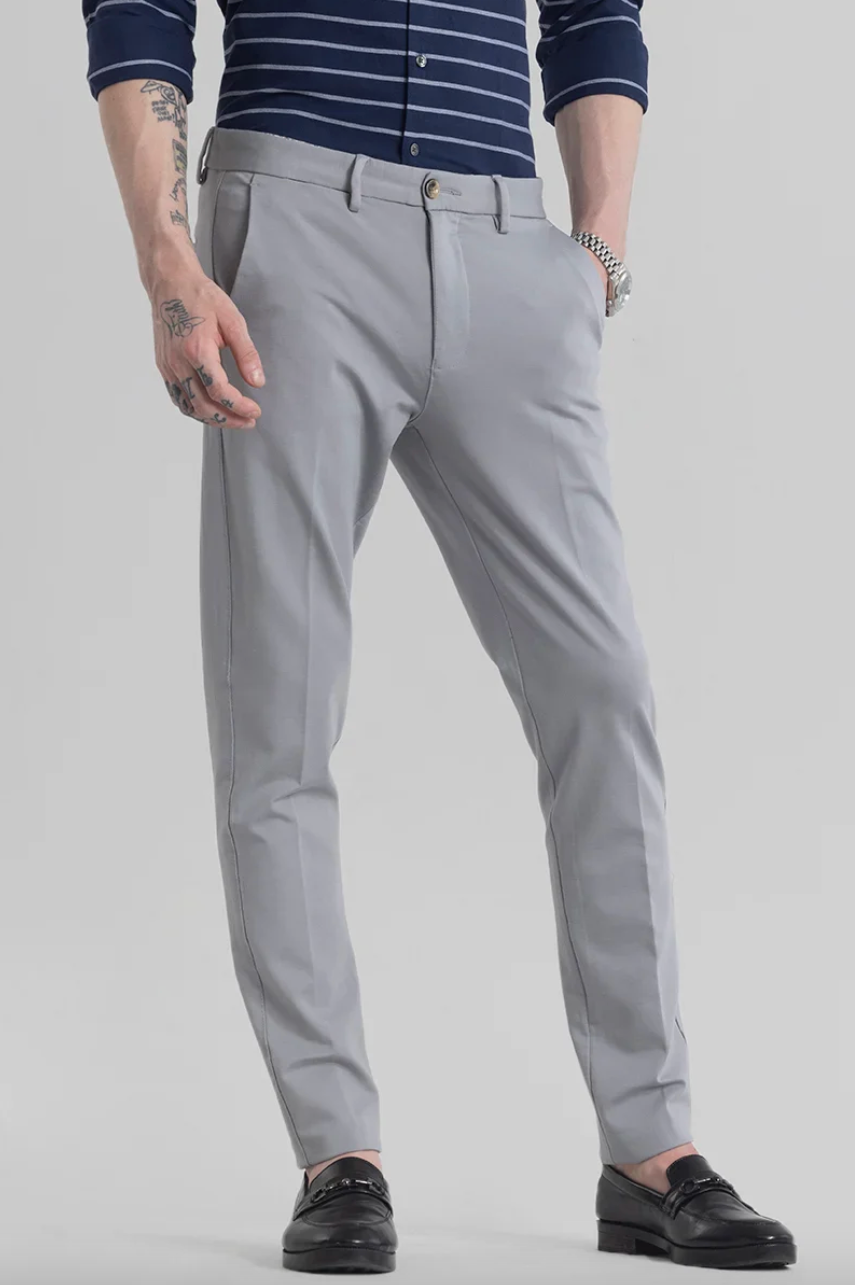 Flexi Casual High Stretch Trousers by ELLEGANCE