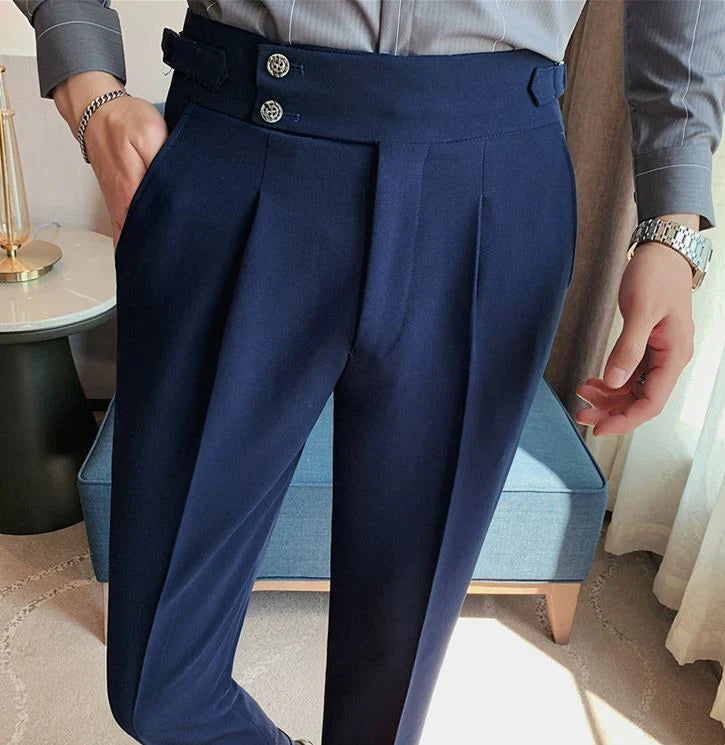 Signature Buttoned Gurkha Pants By Ellegance