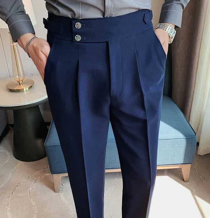 Signature Buttoned Gurkha Pants By Ellegance