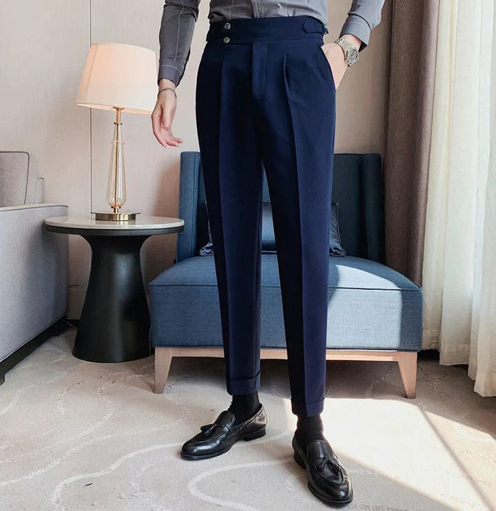 Signature Buttoned Gurkha Pants By Ellegance