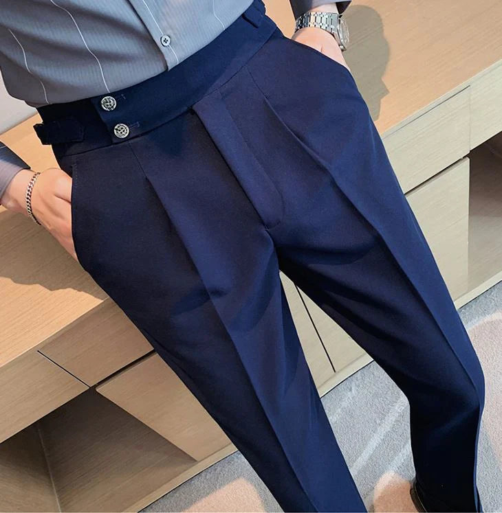 Signature Buttoned Gurkha Pants By Ellegance