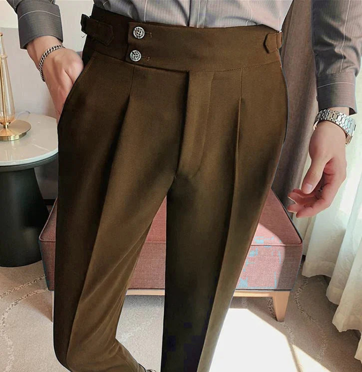 Signature Buttoned Gurkha Pants By Ellegance