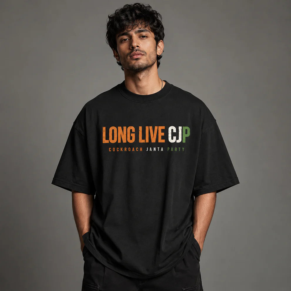 Long Live CJP Oversized Graphic T-Shirt