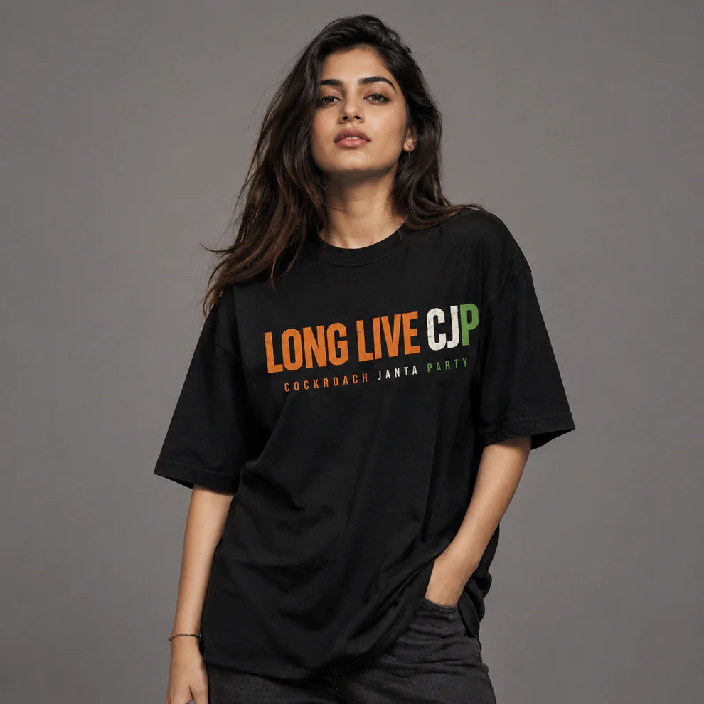 Long Live CJP Oversized Graphic T-Shirt