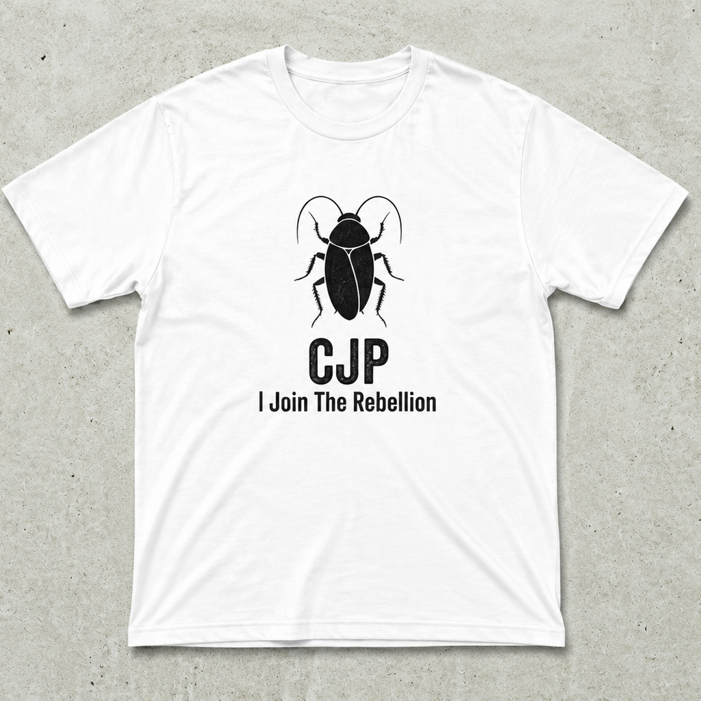 Join The Rebellion | Cockroach Janta Party Oversized T-Shirt