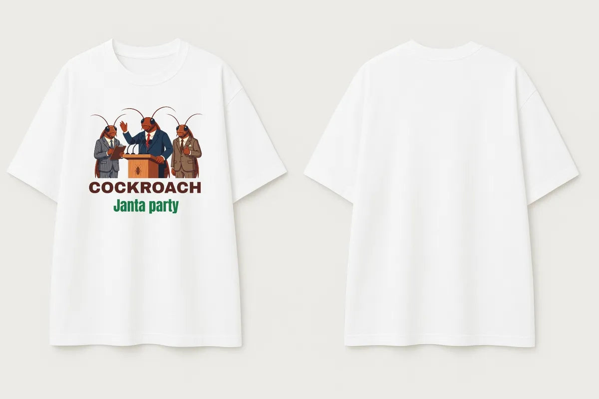 Cockroach Janta Party Oversized T-Shirt